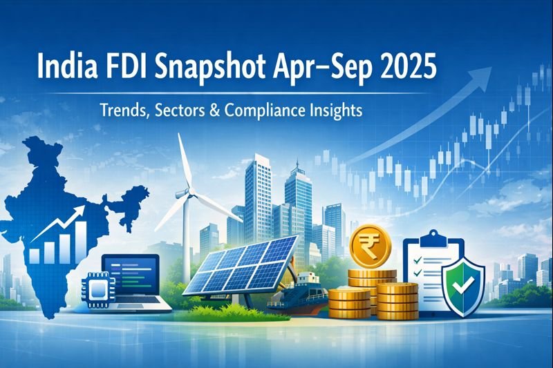 India FDI Trends Apr–Sep 2025: Key Insights for Businesses, Investors & FEMA Advisors