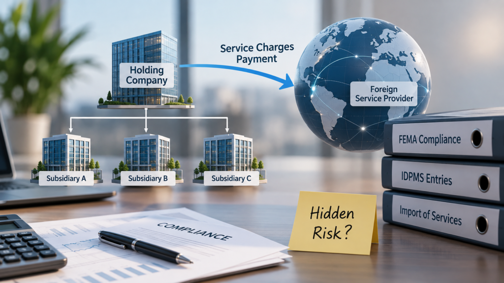 Inter-company service charges FEMA
