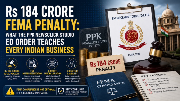 ED FEMA penalty PPK Newsclick Studio 2026