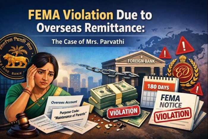 FEMA violation due to overseas remittance