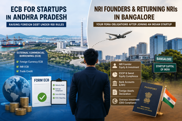FEMA filings after funding round Bangalore startup